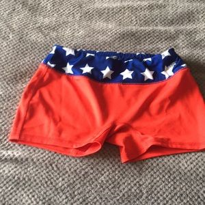 Girl Spandex Athletic Shorts